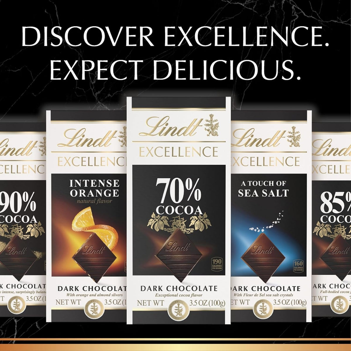 EXCELLENCE Coconut Dark Chocolate Candy Bar, Dark Chocolate with Coconut Flakes, 3.5 Oz.