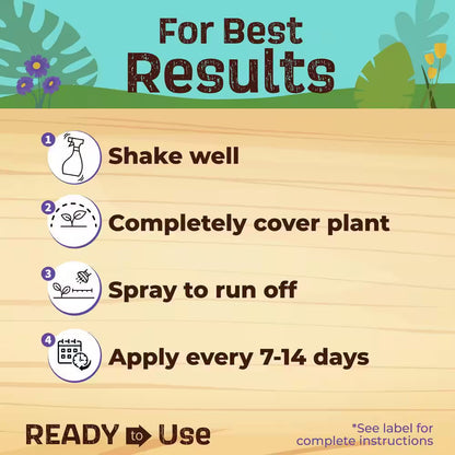 Captain Jack'S Neem Oil, 32 Oz Ready-To-Use Spray, Multi-Purpose Fungicide, Insecticide and Miticide