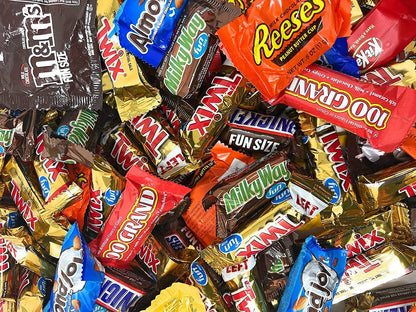 Halloween,Holiday Bulk Ulitmate Chocolate Classic MARS Candy Snack Bars 3.5 Lbs Individually Wrapped Mini Fun Size Candies Variety Bulk Mix (56 Oz) Made in America (USA)