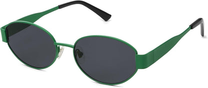 Retro Oval Sunglasses for Women Men Trendy Sun Glasses Classic Shades UV400 Protection SJ1217