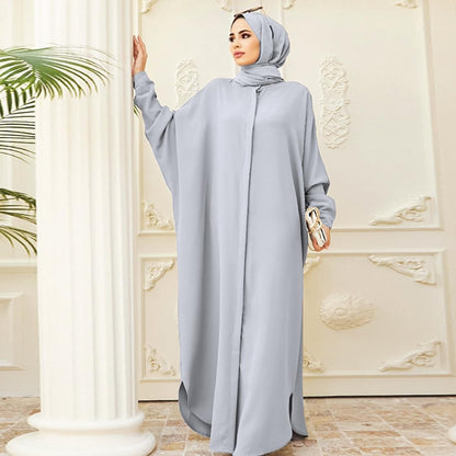 Abayas for Women Muslim Dress Modest Maxi Robe Abaya Kaftan Dresses Eid Prayer Clothes Arabian Islamic Dubai Outfit
