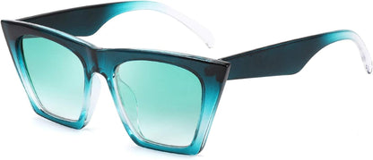 Vintage Square Cat Eye Sunglasses Women Trendy Cateye Sunglasses B2473