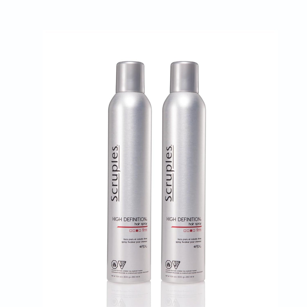 High Definition Hair Spray - Volumizing Hairspray with Extra Hold & Shine - for All Hair Types, Volumizing Spray Is Humidity Resistant, Smoothing, & Non-Sticky, 10.6 Oz (Pack of 2)