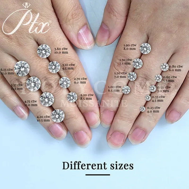 HOLYCOME Natural Diamonds GHIJ Color Round Shape VVS1 Excellent Clarity Natual Diamonds With GRA Certificate Report and 2.0 CaratRetail Price $9999