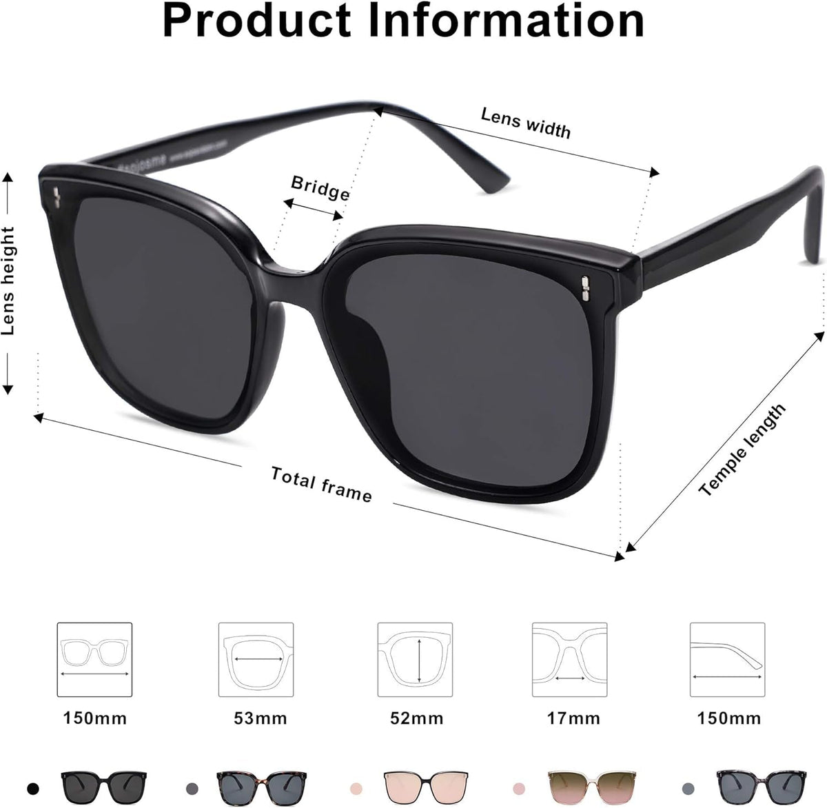 Trendy Oversized Sunglasses for Women and Men
