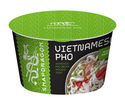 Vietnamese Pho Instant Noodle Bowls | Vietnamese Pho Flavor Broth with Rice Noodles | No Artificial Flavors | No MSG Added | 2.3 Oz (9 Pack)