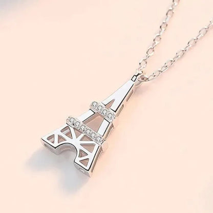 Eiffel Tower Pendant Neckalce for Women Daily Causal Necklace Jewelry Gift