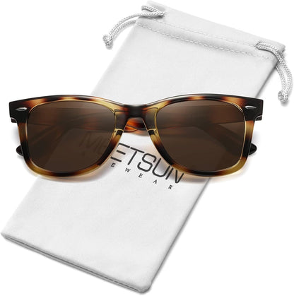 Polarized Sunglasses for Women Men Classic Retro Square Frame Driving Trendy Sun Glasses UV Protection