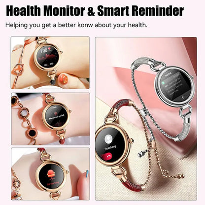 2022 EIGIIS Fashion Smart Watch Full Touch Luxury Smartwatch Women Health Monitor Multi-sports Modes Fitness Bracelet For Ladies