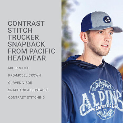 Contrast Stitch Trucker Snapback