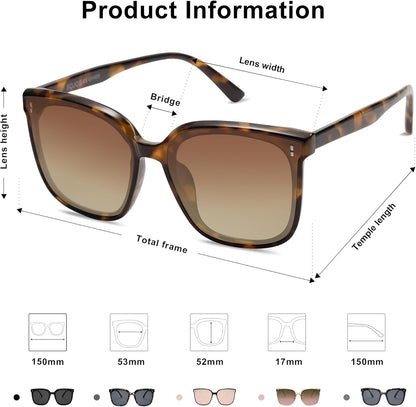Trendy Oversized Sunglasses for Women and Men