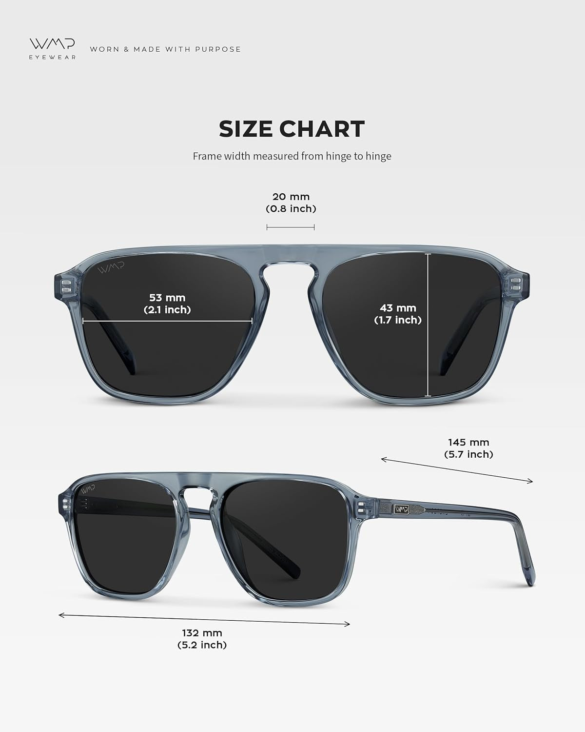 Polarized Modern Aviator One-Bridge Square Mens Sunglasses