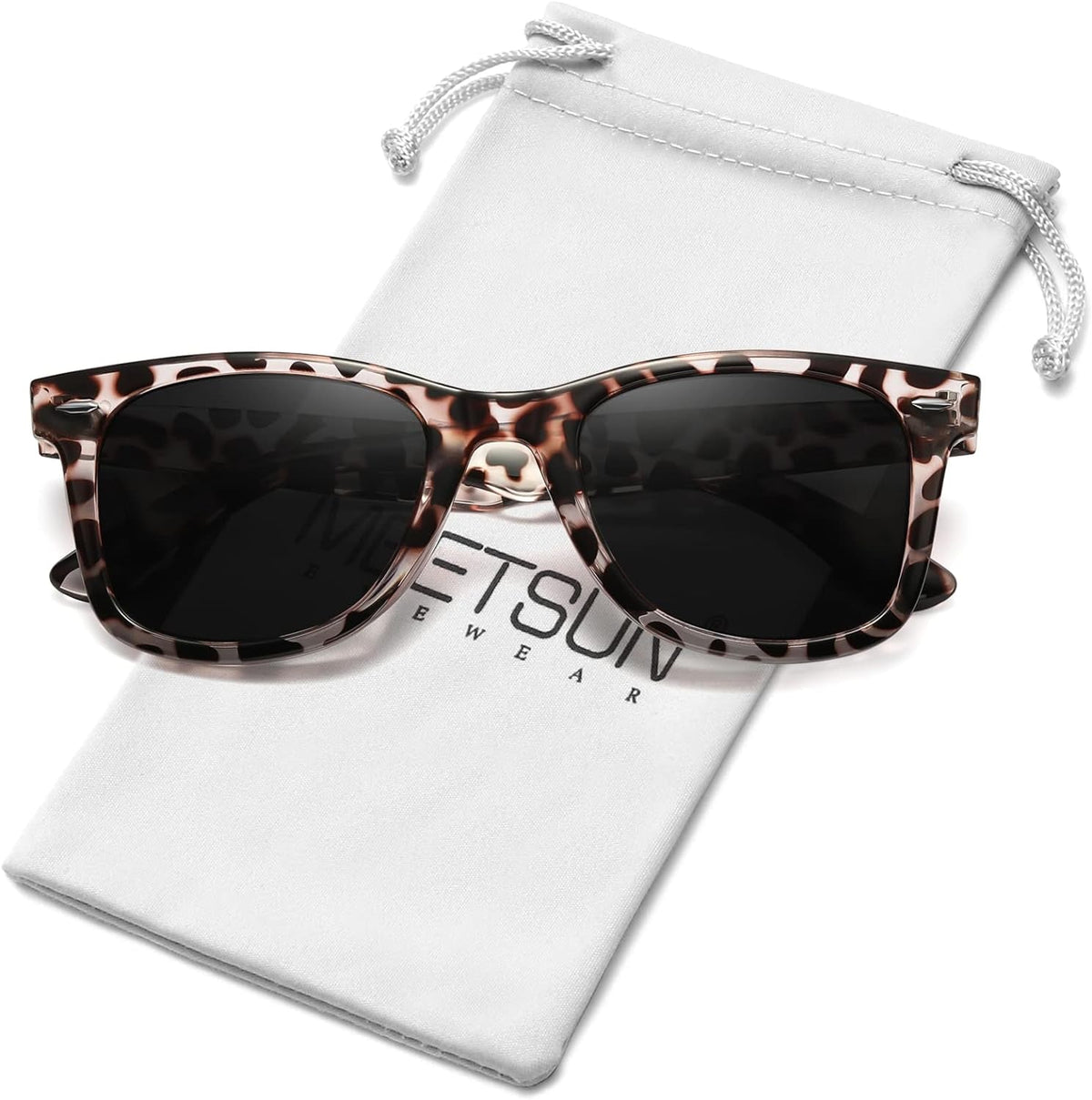 Polarized Sunglasses for Women Men Classic Retro Square Frame Driving Trendy Sun Glasses UV Protection