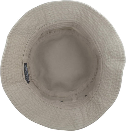 Solid Color 100% Cotton Bucket Hat for Women and Men Packable Travel Summer Beach Hat