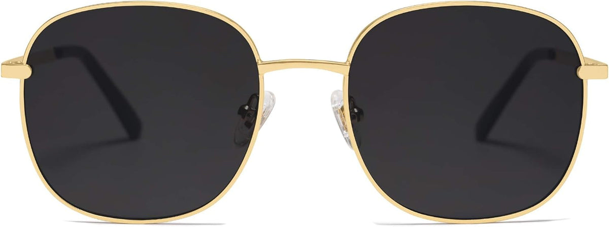 Classic Square Sunglasses for Women Men with Spring Hinge Sunnies SJ1137