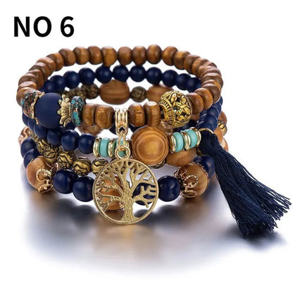 Multi-layer Beaded Bracelets for Women