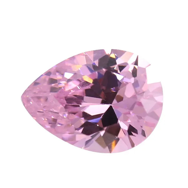 2PC Loose Gemstone Oval Cut Cubic Zirconia Stone Jewelry Production Craft Love Bead Grade VVS 6*8Mm /0.23*0.31Inch