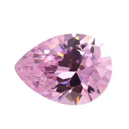 2PC Loose Gemstone Oval Cut Cubic Zirconia Stone Jewelry Production Craft Love Bead Grade VVS 6*8Mm /0.23*0.31Inch