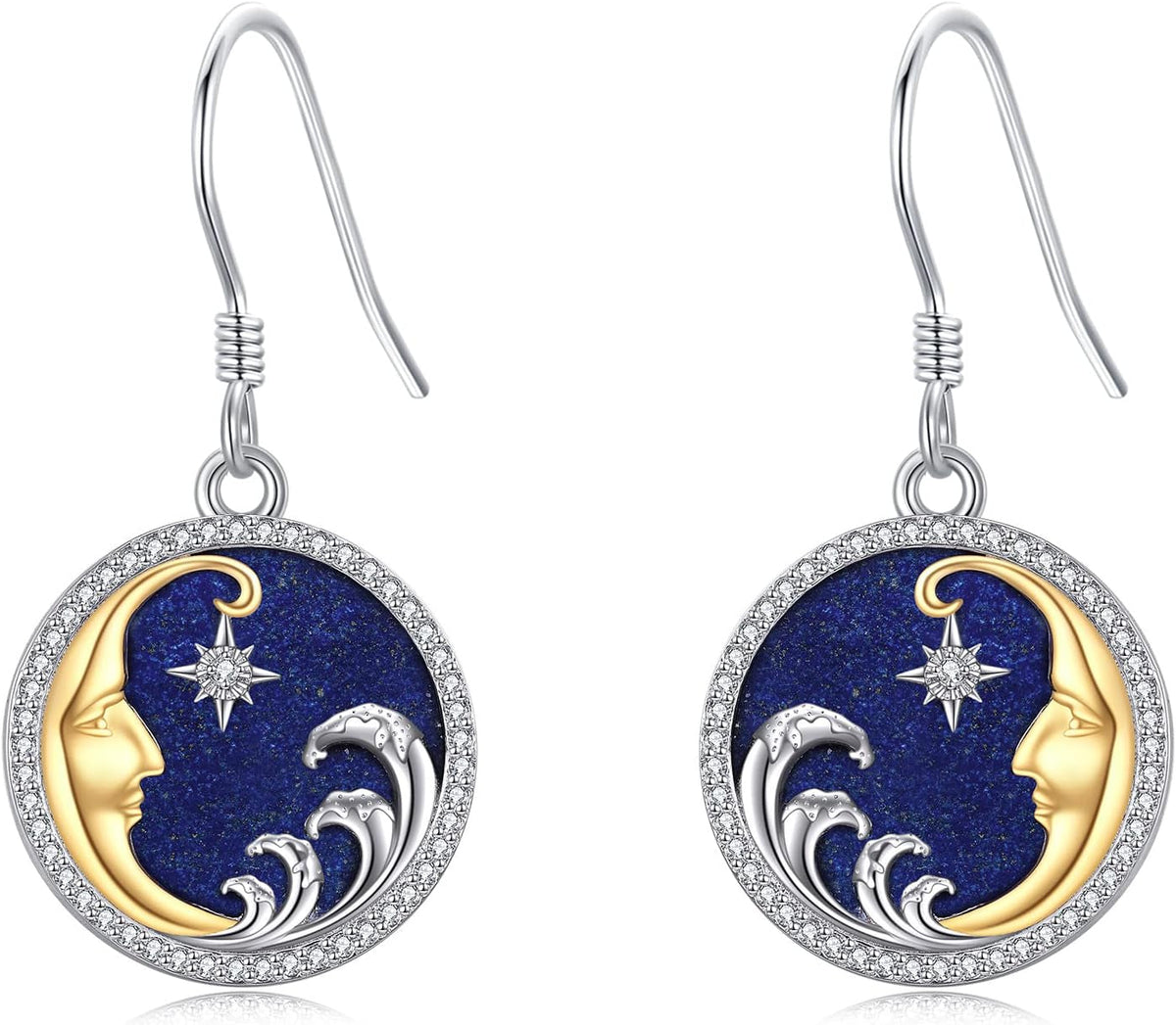 Capybara/Moon/Dinosaur/Cow/Butterfly/Jellyfish/Chcken/Dice/Star/Duck Dangle Earrings for Women Sterling Silver Cute Funny Drop Earrings Birthday/Christmar Gifts for Daughter/Sister/Granddaughter