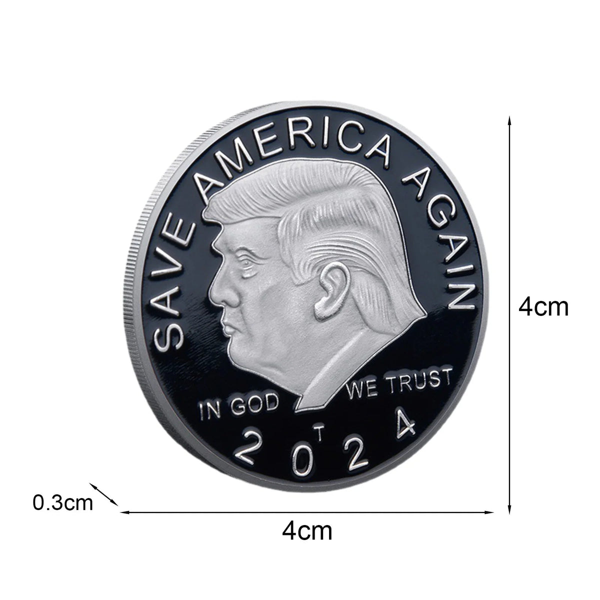 Trump Commemorative Coin Commemorative Coin Exquisite Workmanship Iron Trump Coin Keepsake Coin for Home Decorations Trump Memorabilia Coin Master Coins