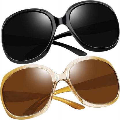 Oversized Sunglasses Womens Trendy Polarized Large Driving Sun Glasses Ladies UV Protective Big Sunnies Shades