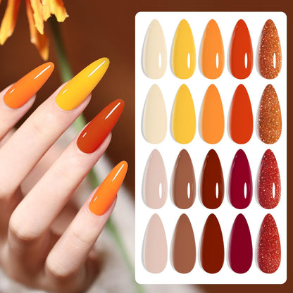 Jelly Nude Gel Nail Polish Set, 10Pcs Sheer Milky White Pink Transparent Gel Polish Kit UV LED Nail Gel Polish Colors Varnish Nail Art DIY Salon 7ML