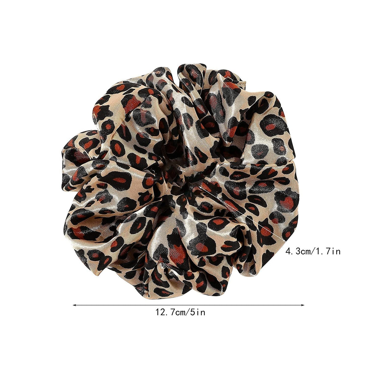 Scrunchies Hair Ties Silk Satin Scrunchy - Hair Elastics Bands Ponytail Holder Pack of Neutral Scrubchy Hair Accessories Women Girls