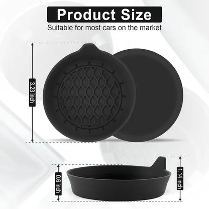 Car Cup Holder Coaster, Silicone Cup Holder Insert, Universal Non-Slip Cup Holders, Car Accessories Interior for Women and Man Interior Sets