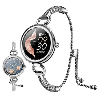 2022 EIGIIS Fashion Smart Watch Full Touch Luxury Smartwatch Women Health Monitor Multi-sports Modes Fitness Bracelet For Ladies
