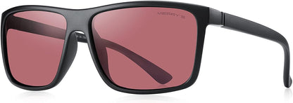 Rectangular Polarized Sports Sunglasses for Men Women Cycling Driving Fishing UV400 Protection S8225