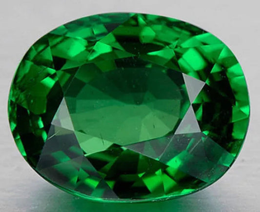 6.00 Cts Natural Gemstone Green Emerald 9x11mm Oval Cut Sri-Lanka VVS Gemstone