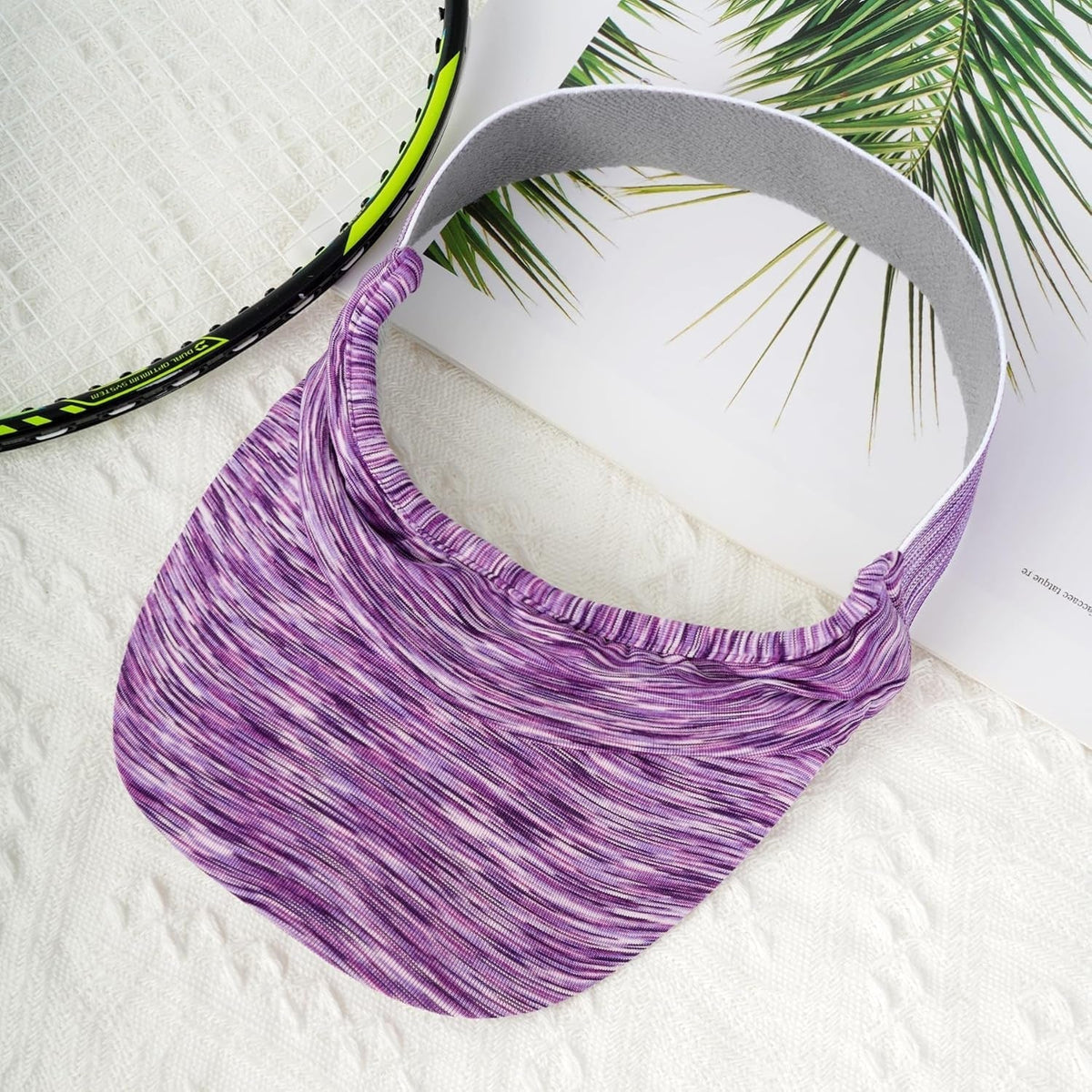 1 Piece of Sun Visor Hat Stretch Headband Visor Sport Wear Athletic Visor Elastic Visor Cap for Women and Men