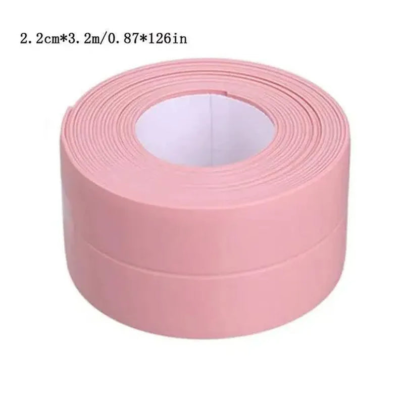 Waterproof Self-Adhesive PVC Sealing Strip Tape - Perfect for Bathroom Shower Sink & Toilet!