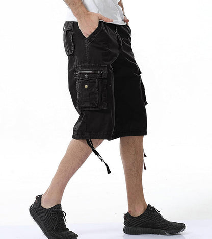 Mens Cargo Shorts Cotton Relaxed Fit Camouflage Camo Cargo Short