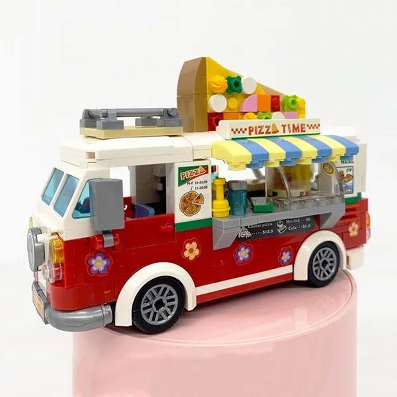 Loz Amusement Park Food Truck Merry-Go-Round Ferris Wheel Mini House Diamond Mini Building Block Cute Toys for Kids and Girls