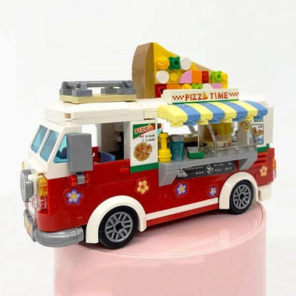 Loz Amusement Park Food Truck Merry-Go-Round Ferris Wheel Mini House Diamond Mini Building Block Cute Toys for Kids and Girls