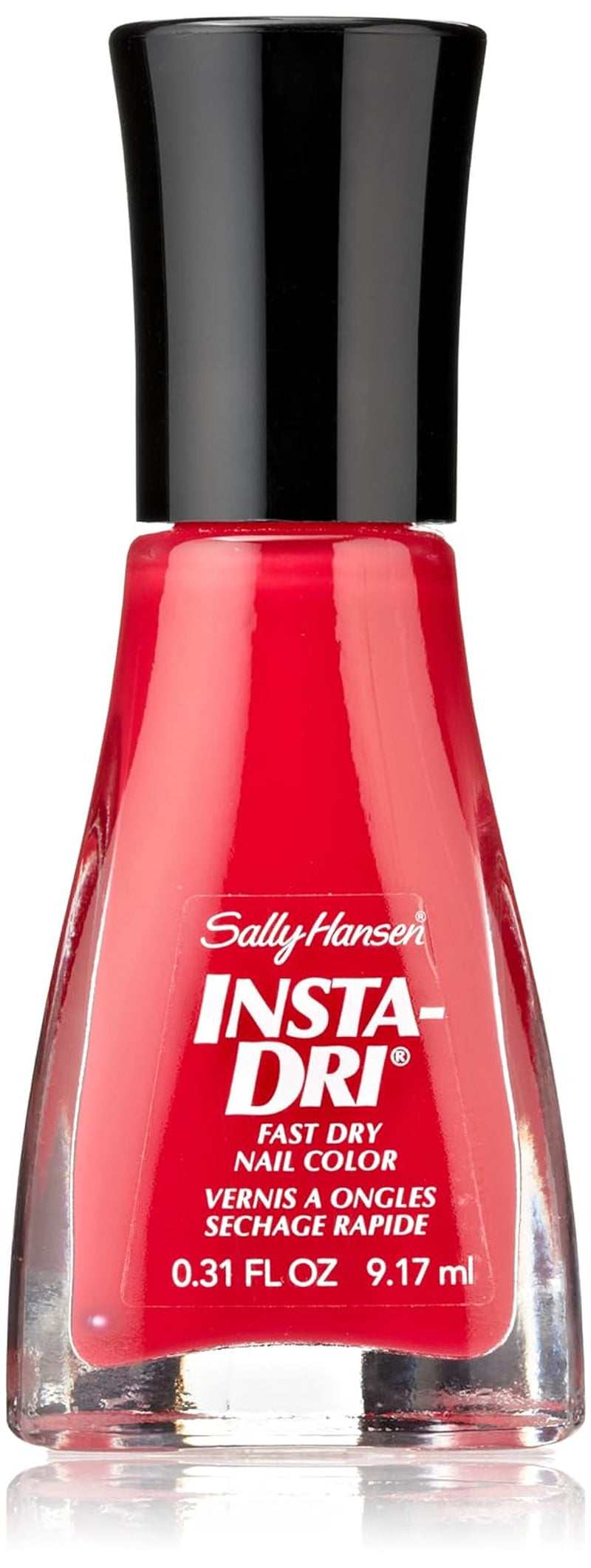 Insta-Dri® Pink Pursuit, Color Nail Polish, Quick Dry , Pink Nail Polish, Dries in 60 Seconds, Contoured Brush, No Smudge, 3-in-1 Formula, 0.31 Fl Oz (Pack of 1)