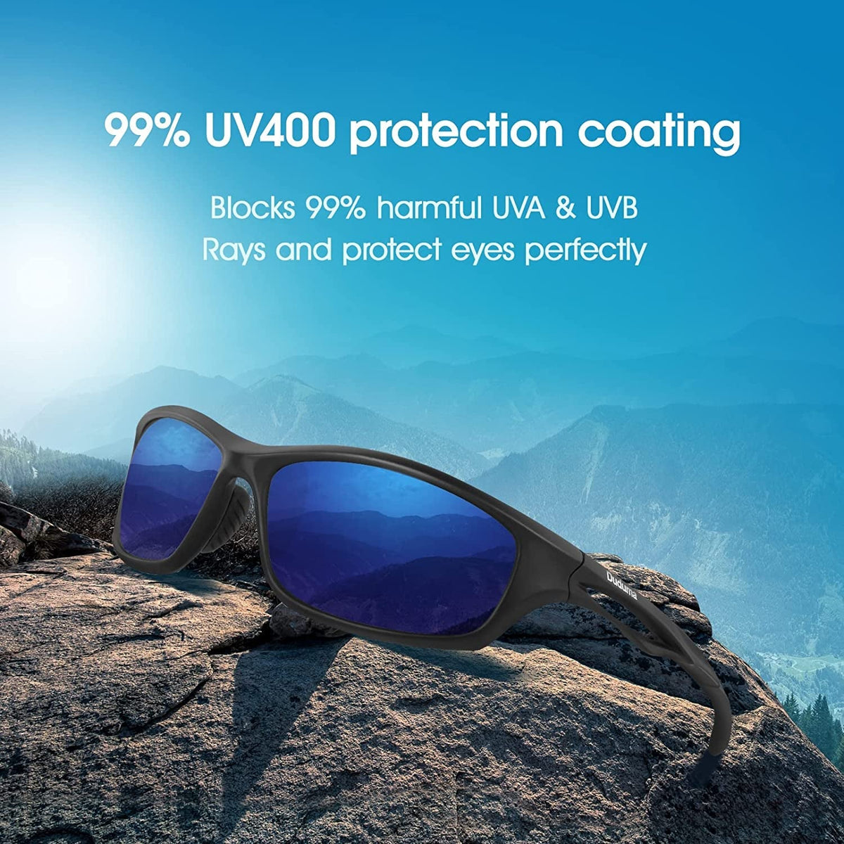 Polarized Sports Sunglasses for Men Women Running Cycling Fishing Golf Driving Shades Sun Glasses Tr90