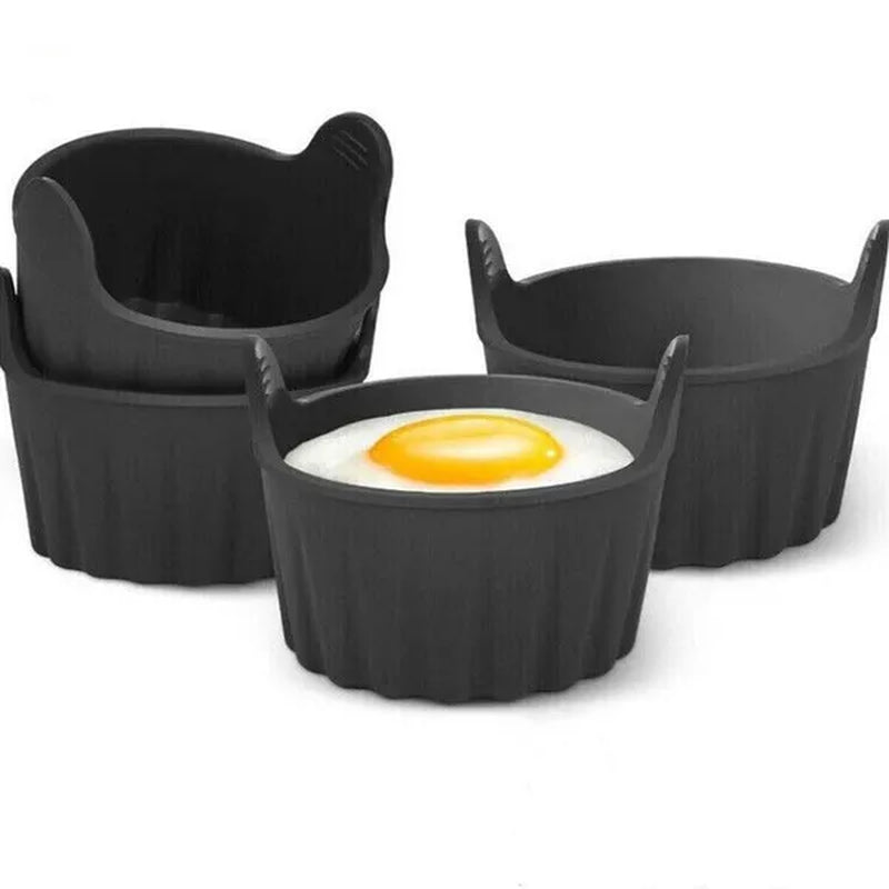 Air Fryer Egg Mould,Silicone Ramekins for Air Fryer Tools Reusable Air Fryer Baking Cup Air Fryer Accessories