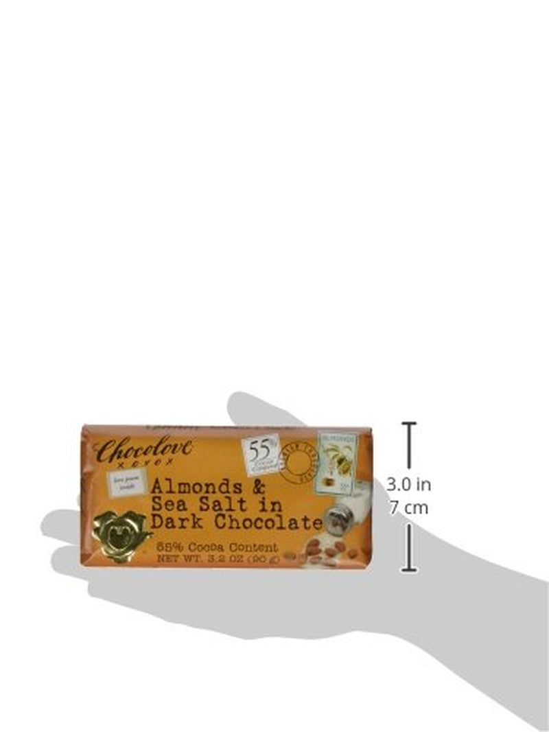Almonds and Sea Salt in Dark Chocolate, 3.2 Oz