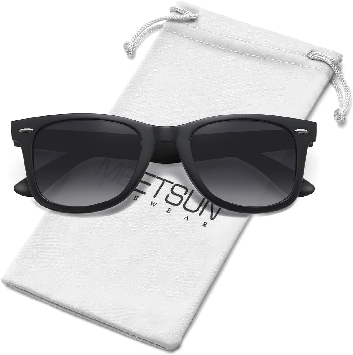 Polarized Sunglasses for Women Men Classic Retro Square Frame Driving Trendy Sun Glasses UV Protection