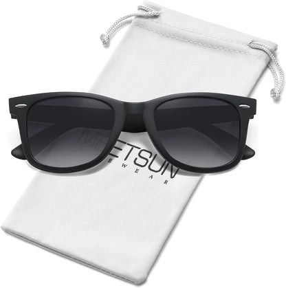Polarized Sunglasses for Women Men Classic Retro Square Frame Driving Trendy Sun Glasses UV Protection