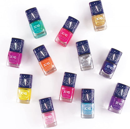 - Celestial 12-Pack Nail Polish Tower - Nail Polish Set for Girls and Teens - Includes 12 Vibrant Colors - Non-Toxic Nail Polish for Kids - Ages 8+