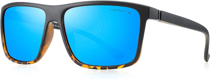 Rectangular Polarized Sports Sunglasses for Men Women Cycling Driving Fishing UV400 Protection S8225