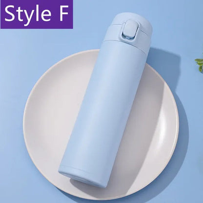 Portable Vacuum Flask Insulated Water Bottle Leak-Proof Double-Walled Coated Flask Travel Coffee Mug car thermo mug