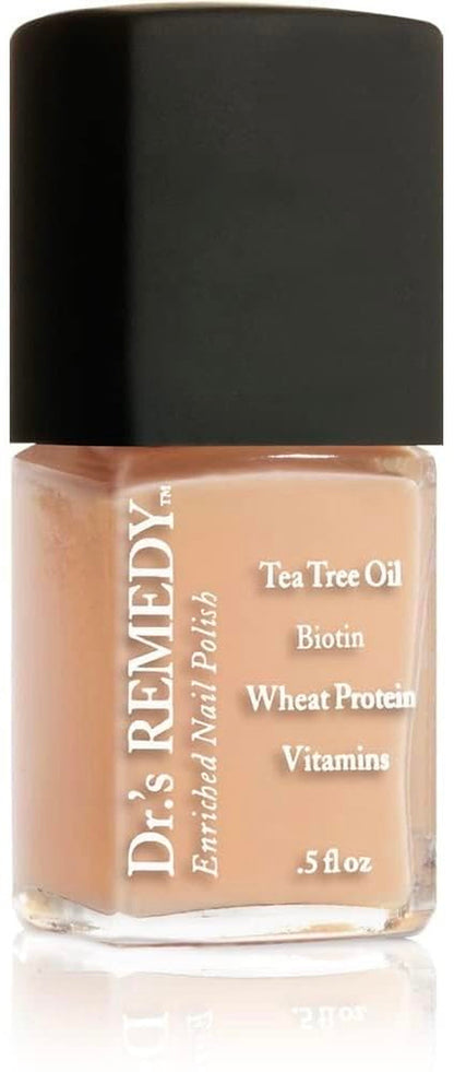 Dr’s Remedy Nail Polish, All Natural Enriched Nail Strengthener Non Toxic and Organic - AUTHENTIC Apricot