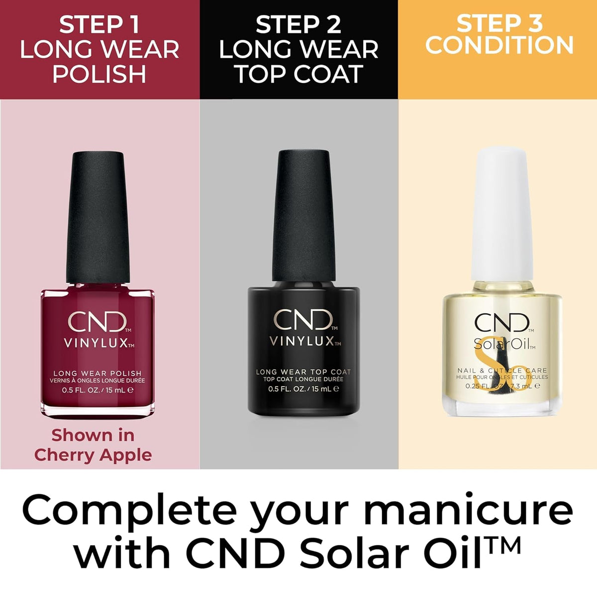 CND Vinylux Longwear Purple Nail Polish, Gel-Like Shine & Chip Resistant Color, 0.5 Fl Oz