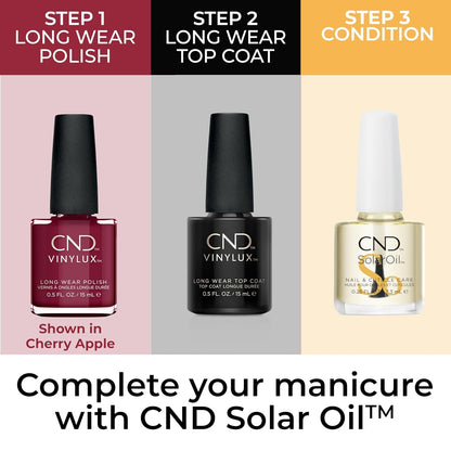 CND Vinylux Longwear Purple Nail Polish, Gel-Like Shine & Chip Resistant Color, 0.5 Fl Oz
