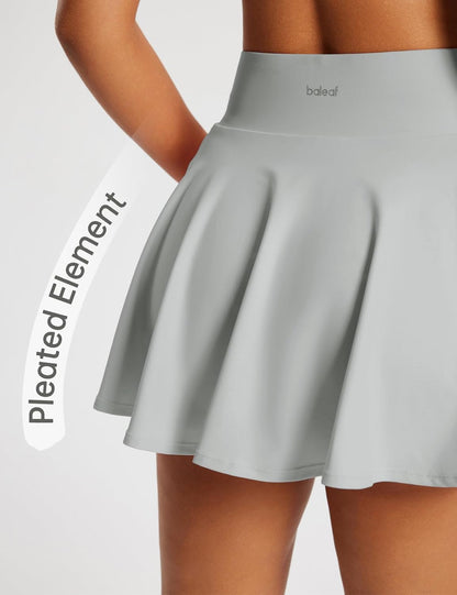Women'S Tennis Skirts High Waisted Tummy Control Pleated Golf Skorts for Woman with Shorts Pockets