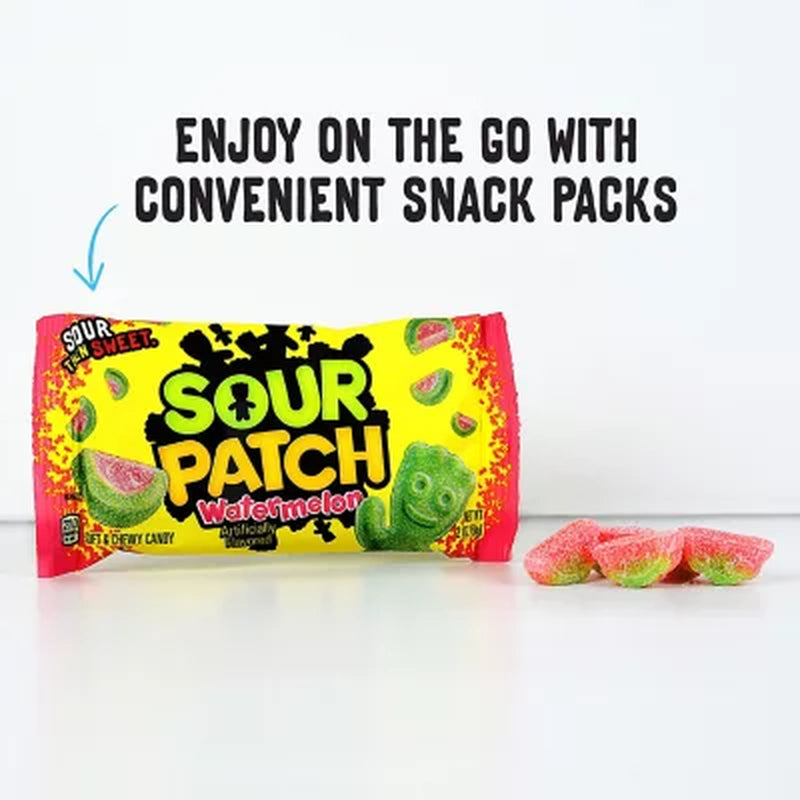 SOUR PATCH KIDS & SWEDISH FISH Variety Pack Candy, 2 Oz., 24 Pk.